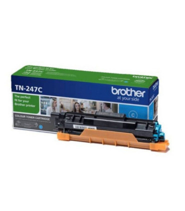 Tóner original brother tn-247c alta capacidad/ cian