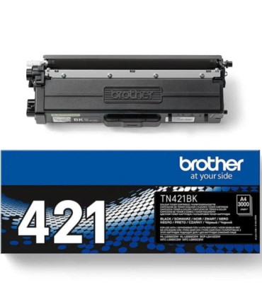 Tóner original brother tn-421bk/ negro