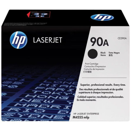 Tóner original hp nº90a/ negro