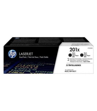 Tóner original hp nº201x xl alta capacidad multipack/ 2x negro