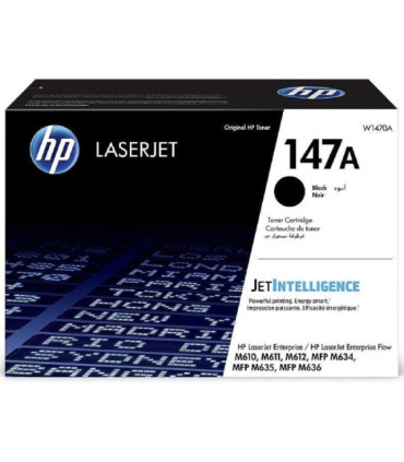 Tóner original hp nº147a/ negro