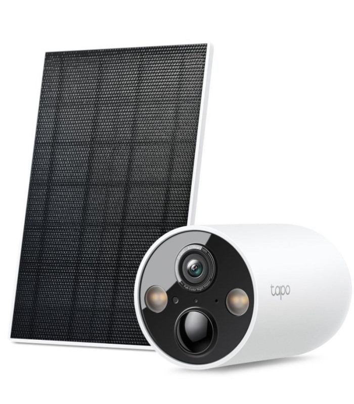 Cámara de videovigilancia tp-link tapo c425 kit/ visión nocturna/ control desde app/ incluye panel solar