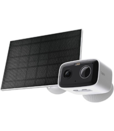 Cámara de videovigilancia tp-link tapo tc80 kit/ visión nocturna/ control desde app/ incluye panel solar