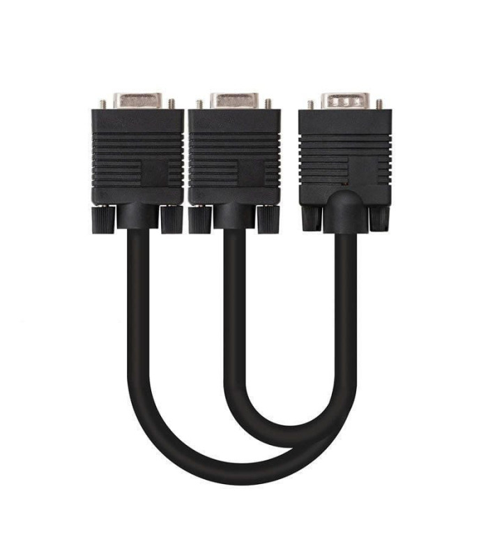 Cable duplicador vga nanocable 10.15.2000/ vga macho - 2x vga hembra