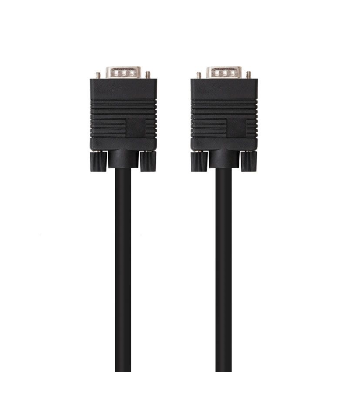Cable svga nanocable 10.15.1303/ vga macho - vga macho/ 3m/ negro