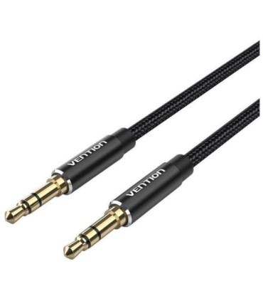 Cable estéreo vention bawbf/ jack 3.5 macho - jack 3.5 macho/ 1m/ negro