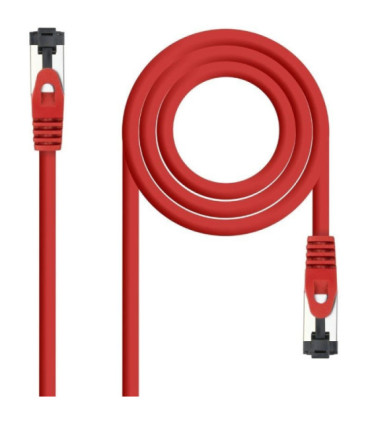 Cable de red rj45 sstp nanocable 10.20.2001-r cat.8.1/ 1m/ rojo