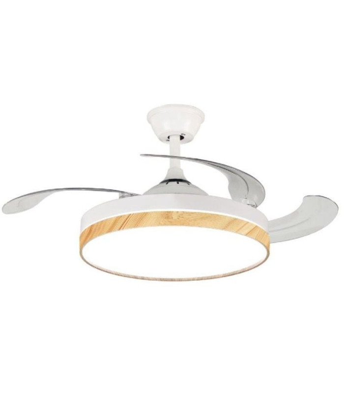 Ventilador de techo grunkel skywind-42w25/ 20w/ 3 aspas 106 cm/ 6 velocidades