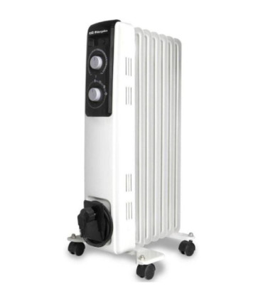 Radiador de aceite orbegozo rf 1500 a/ 3 potencias/ 1500w/ 7 elementos caloríficos