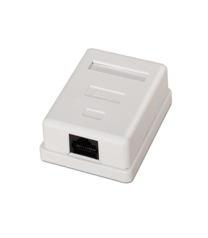 Roseta de superficie aisens a139-0301/ cat.6/ 1 toma