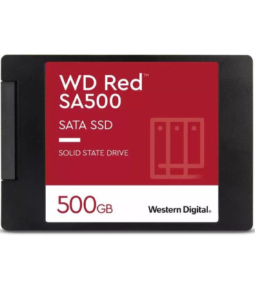 Disco ssd western digital wd red sa500 nas 500gb/ sata iii