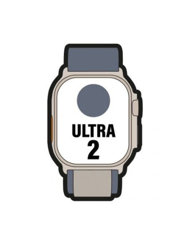 Apple watch ultra 2/ gps/ cellular/ 49mm/ caja de titanio/ correa loop alpine azul m mediana