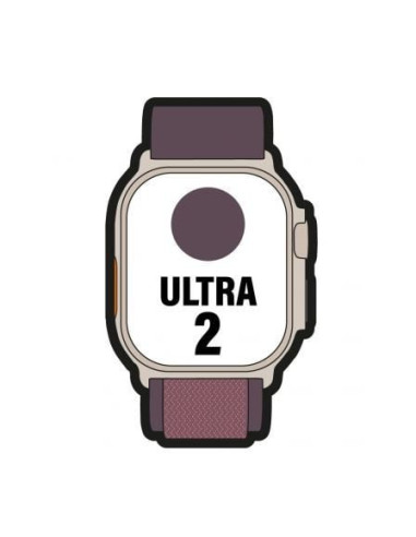 Apple watch ultra 2/ gps/ cellular/ 49mm/ caja de titanio/ correa loop alpine indigo s pequeña