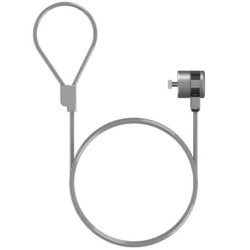Cable de seguridad para portátiles aisens aslk-d40k02-sl/ 1.5m