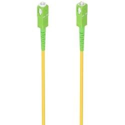Cable de Fibra Óptica G657A2 3.0 9/125 SMF Aisens A152-0982/ LSZH/ 5m/ Amarillo