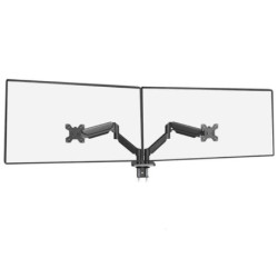 Soporte de mesa para 2 monitores mars gaming marm-pro2/ giratorio/ inclinable/ rotatorio/ hasta 10kg