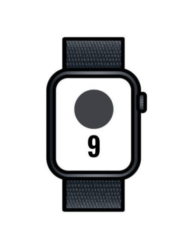 Apple watch series 9/ gps/ 41mm/ caja de aluminio medianoche/ correa deportiva loop medianoche