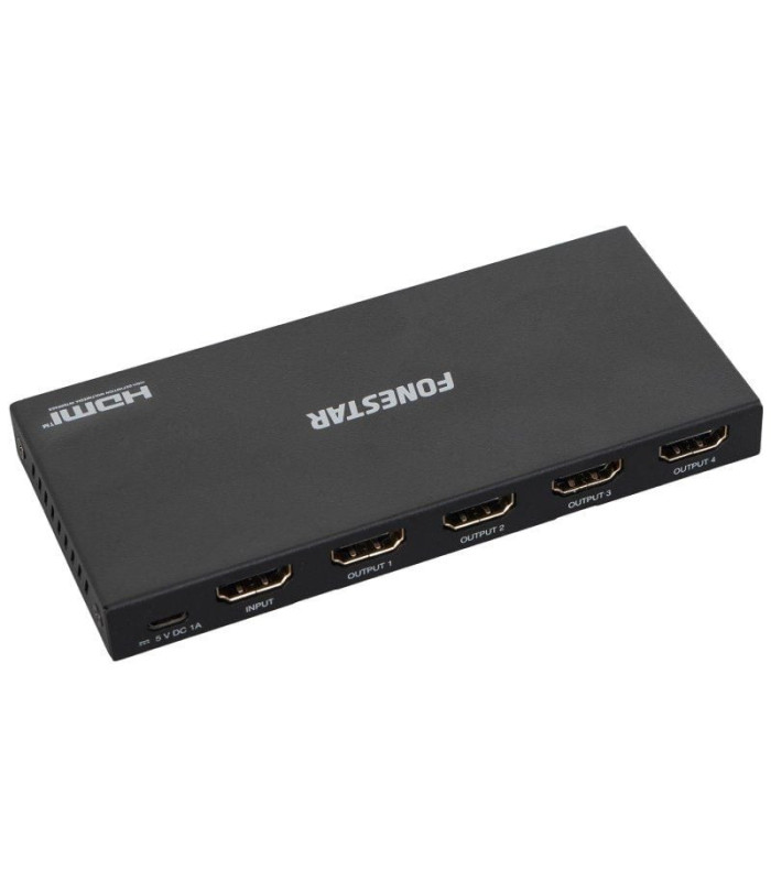 Duplicador fonestar fo-22s4ed/ 4xhdmi hembra - hdmi macho