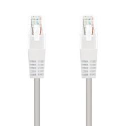Cable de Red RJ45 UTP Nanocable 10.20.0101-W Cat.5e/ 1m/ Blanco