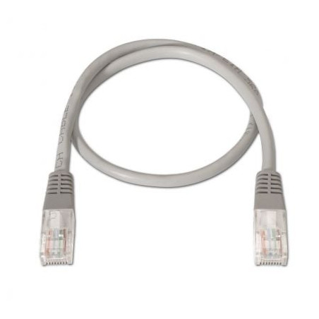 Cable de red rj45 utp aisens a133-0177/ cat.5e/ 1m/ gris