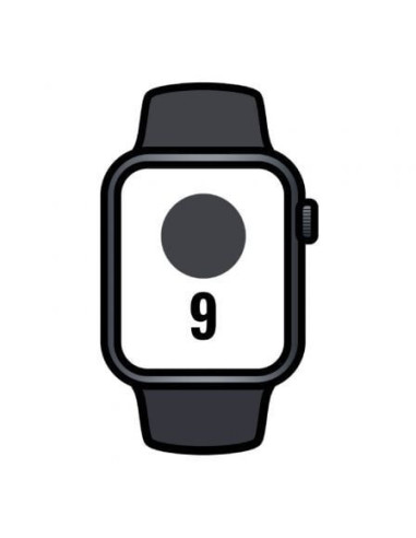 Apple watch series 9/ gps/ 45mm/ caja de aluminio medianoche/ correa deportiva medianoche m/l