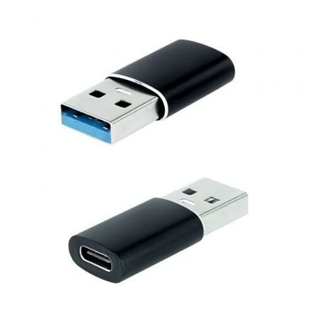 Adaptador usb 3.1 nanocable 10.02.0012/ usb macho - usb tipo-c hembra