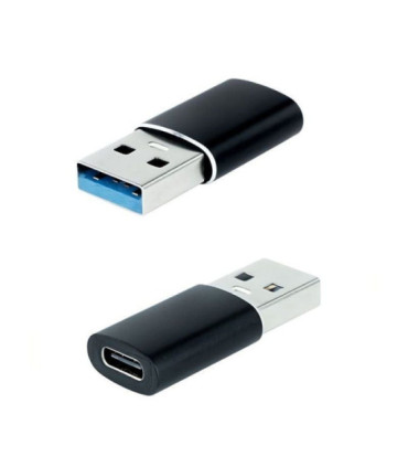 Adaptador usb 3.1 nanocable 10.02.0012/ usb macho - usb tipo-c hembra