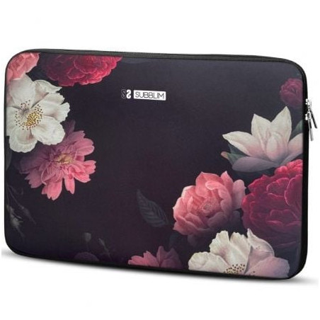 Funda subblim trendy sleeve neo flowers para portátiles hasta 14'