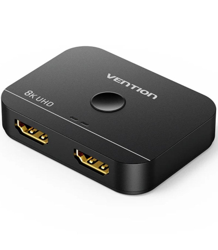 Switch conmutador 8k hdmi 2.1 bidireccional vention akpb0 hdmi hembra/usb-c hembra - 2x hdmi hembra