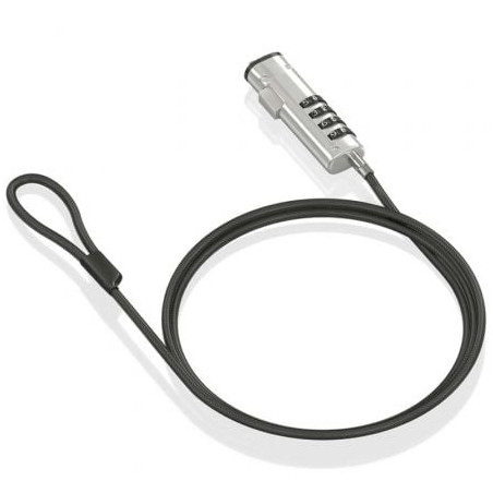 Cable de seguridad tipo nano para portátiles aisens aslk-d50n05-bk/ 1.5m