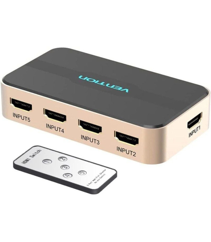 Duplicador hdmi vention acdg0/ 5x hdmi hembra - hdmi macho