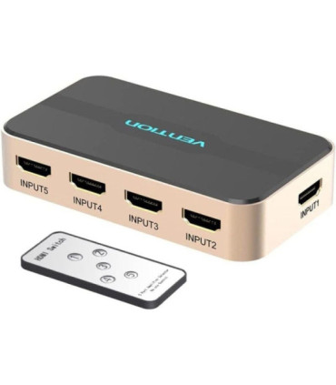 Duplicador hdmi vention acdg0/ 5x hdmi hembra - hdmi macho