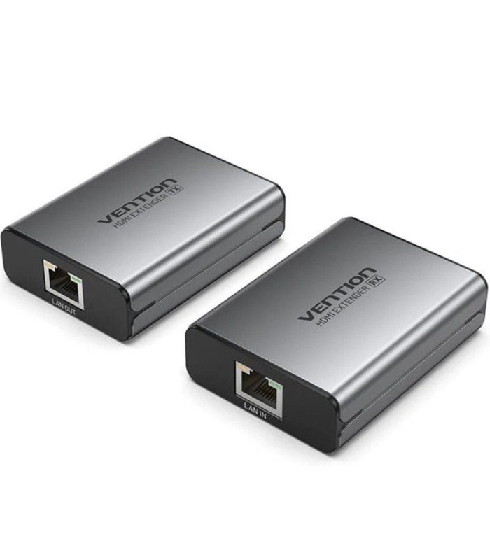 Adaptador/transmisor de vídeo alámbrico hdmi/rj45 a hdmi/rj45 vention akgh0-eu