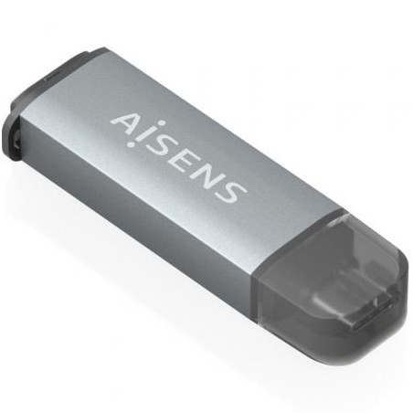 Lector de tarjetas externo aisens ascr-2c10-gr/ usb 3.1