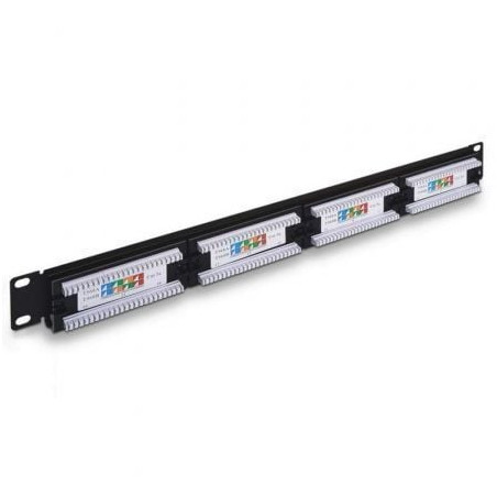 Patch panel aisens a141-0307/ 24 puertos/ cat.5e/ altura 1u