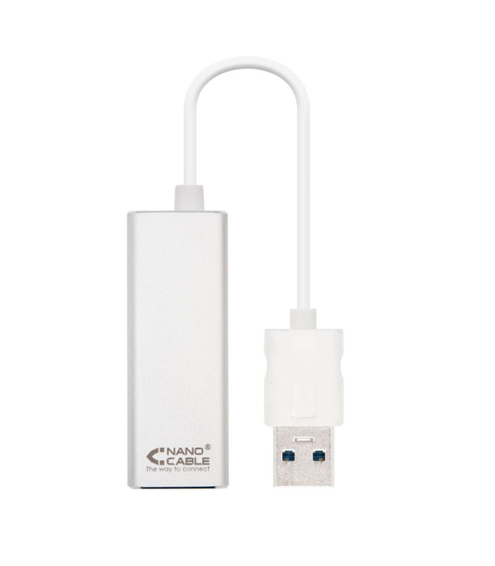 Adaptador usb 3.0 - rj45 nanocable 10.03.0401/ 1000mbps
