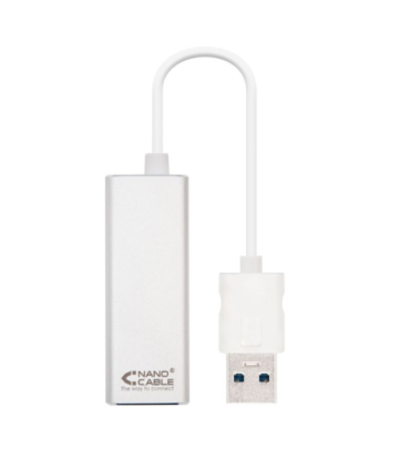 Adaptador usb 3.0 - rj45 nanocable 10.03.0401/ 1000mbps