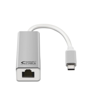 Adaptador usb tipo-c - rj45 nanocable 10.03.0402/ 1000mbps
