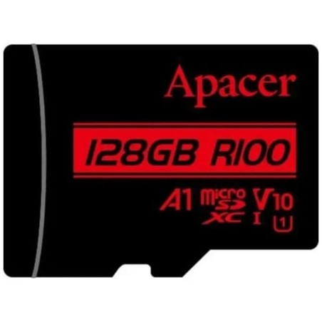 Tarjeta de memoria apacer 128gb xc uhs 1 con adaptador/ clase 10/ 100mbs