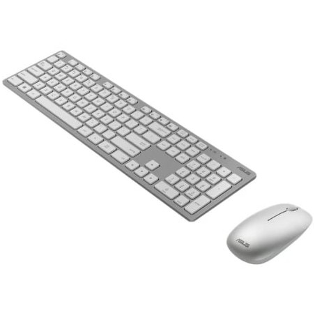 Teclado y ratón inalámbricos asus w5000 wireless/ blanco