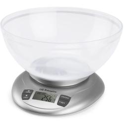 Báscula de Cocina Electrónica Orbegozo PC 2017 A/ hasta 3.5kg/ Plata