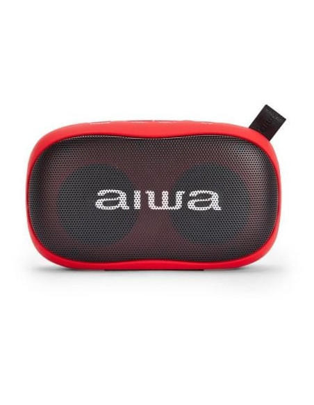 Altavoz con bluetooth aiwa bs-110rd/ 10w/ 2.0/ rojo