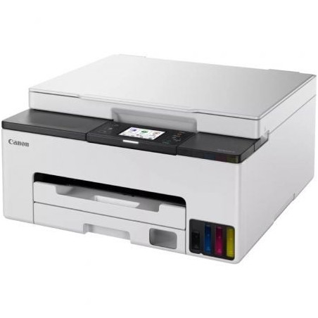 Multifunción recargable canon maxify gx1050 megatank 3 en 1 wifi/ dúplex/ pack impresora + consumibles xl/ blanca