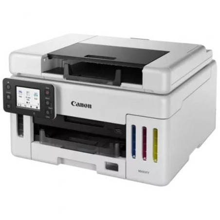 Multifunción recargable canon maxify gx6550 megatank wifi/ dúplex/ blanca