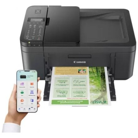 Multifunción fotográfica canon pixma tr4755i wifi/ duplex/ fax/ negra