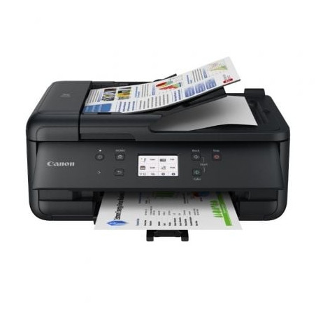 Multifunción fotográfica canon pixma tr7650 wifi/ fax/ dúplex/ negra