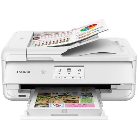 Multifunción a3 canon pixma ts9551ca wifi/ dúplex/ blanca