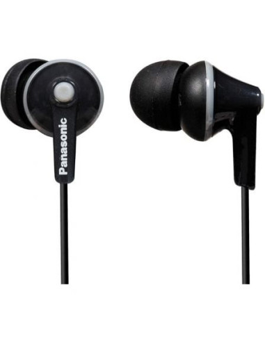 Auriculares intrauditivos panasonic rp-hje125/ jack 3.5/ negros