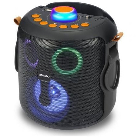 Altavoz con bluetooth daewoo karaoke dw3008/ 15w/ 1.0