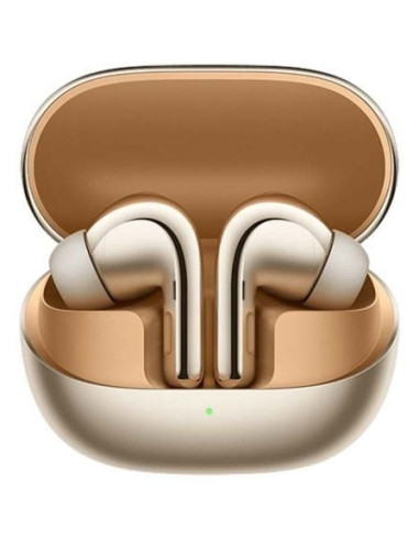 Auriculares bluetooth xiaomi buds 4 pro con estuche de carga/ autonomía 9h/ oro estrella